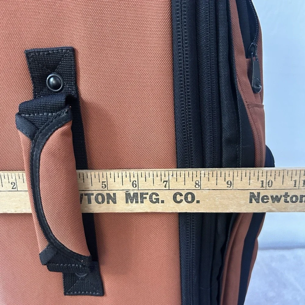 Rick Steves 22-Inch Two-Wheel Expandable Rolling Carry-On Orange